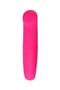 Розовый мини-вибратор с плоским кончиком - 12,5 см.
