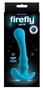 Голубая силиконовая анальная пробка-стимулятор Ace Iii Plug - 12,7 см.
