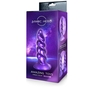 Фиолетовый фантазийный спиралевидный фаллоимитатор - 23 см.