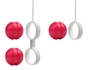 Красные вагинальные шарики Z Beads-Ruby в силиконовых корпусах