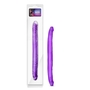 Фиолетовый двусторонний фаллоимитатор B Yours 16 Double Dildo - 40,6 см.