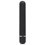 Чёрный вибратор с принтом Classic Vibrator Black Pink Lipstick Woman - 18,4 см.