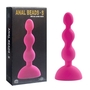 Розовый анальный вибростимулятор Anal Beads S - 14,5 см. 