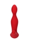 Красный вибростимулятор простаты Штучки-дрючки - 12,5 см.