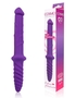 Двусторонний фиолетовый фаллоимитатор Cosmo - 23 см.