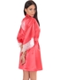 Короткий халатик-кимоно с кружевным сердечком на спинке