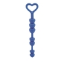 Синие анальные бусы Lia Love Beads - 17,8 см.