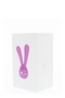Фиолетовый вибратор-зайчик Nancy для стимуляции клитора и эрогенных зон