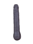 Чёрная фаллическая насадка Black Bent 3 - 22 см.