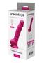 Розовый фаллоимитатор Dildo With Balls 7Inch - 17,7 см.