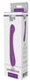 Фиолетовый вибромассажер Slim Neck G-flex - 17,7 см.