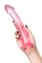 Розовый нереалистичный фаллоимитатор Jelly Dildo Xl - 22 см.