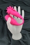 Розовый вибратор Kawaii Daisuki 4 для одновременной вагинальной и клиторальной стимуляции