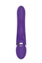 Фиолетовый вибратор-кролик с пуш-эффектом Naghi No.39 Rechargeable Thruster Vibe - 15 см.