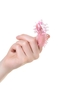 Набор из 3 розовых насадок на палец Toyfa