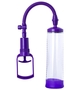 Фиолетовая вакуумная помпа с прозрачной колбой