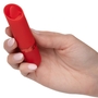 Красный клиторальный стимулятор с подвижным язычком Flicker