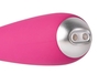 Ярко-розовый G-стимулятор Iris Clitoral G-spot Vibrator - 18 см.