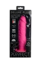 Розовый вибратор-реалистик на присоске Purrfect Silicone One Touch - 20,5 см.