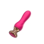 Розовый мини-вибратор Mini Vibrator с пультом ду - 12,5 см.