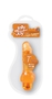 Оранжевый вибратор-реалистик Jelly Joy 7inch 10 Rhythms Orange - 17,5 см.