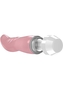 Розовый вибратор Liora с изогнутой головкой - 15,1 см.