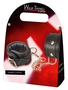 Черные наручники Leather Handcuffs на карабинах