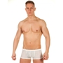 Мужские трусы-хипсы из ткани с текстурой в виде роз White Rose Boxer