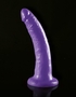 Фиолетовый фаллоимитатор 7 Slim Dillio - 19,7 см.