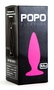 Розовая анальная втулка Popo Pleasure - 8,5 см.