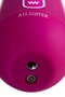 Розовый нереалистичный вибратор Ailighter Smart Telescopic Lover - 27,1 см.
