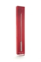 Красная шлёпалка Leather Cross Tiped Crop с наконечником-крестом - 56 см.