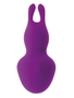 Клиторальный вибратор в форме фиолетовой медузы Jojo Jellyfish - 10,2 см.