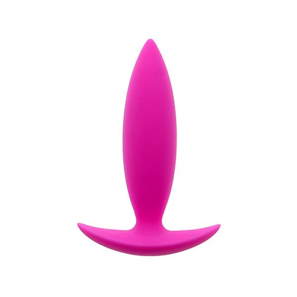 Анальная Пробка Butt Plug Pink Slim Medium с нежной текстурой